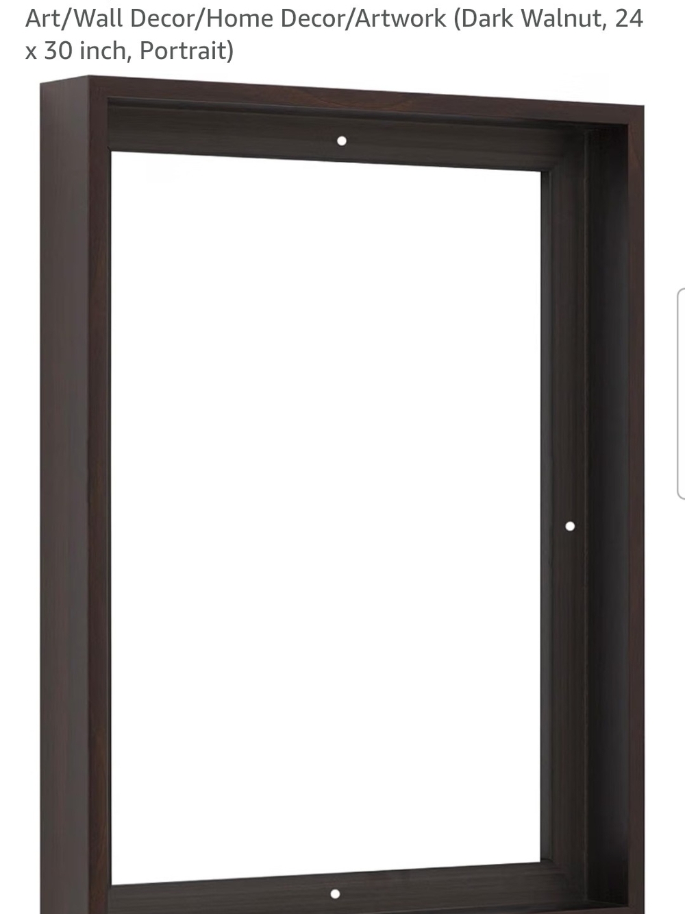 Floater Frame 24x30 for 1-1/4 (1.25) inch Deep Canvas Paintings/Canvas Prints/Wo